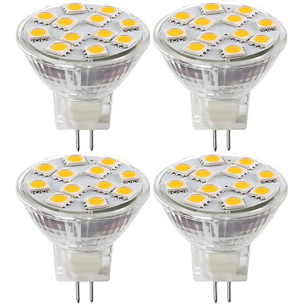 4 kpl Mr11 Gu4.0 LED-lamppuja, 2,2 W (vastaa 20 W halogeenilamppua)
