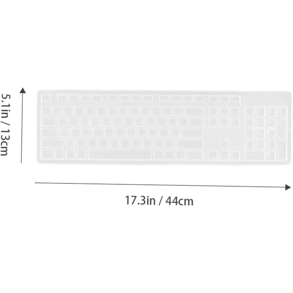 3 stk. Kb216 Tastatur Beskyttelsescover Silikone Skin Vandtæt Støvtæt Passer til Kb216 Tastatur