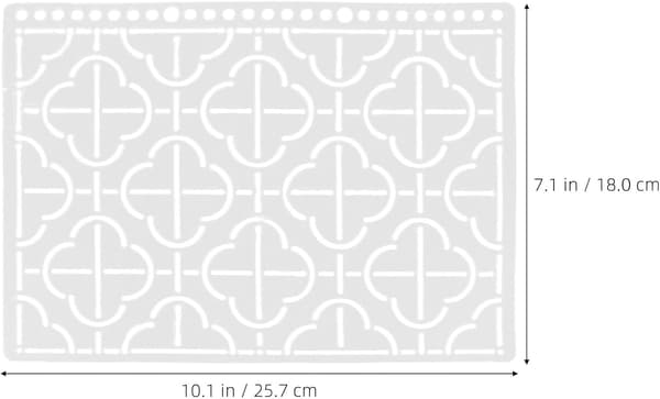 Quiltmallar 25x18 cm DIY Sömnad Patchwork Quiltmall Hantverk
