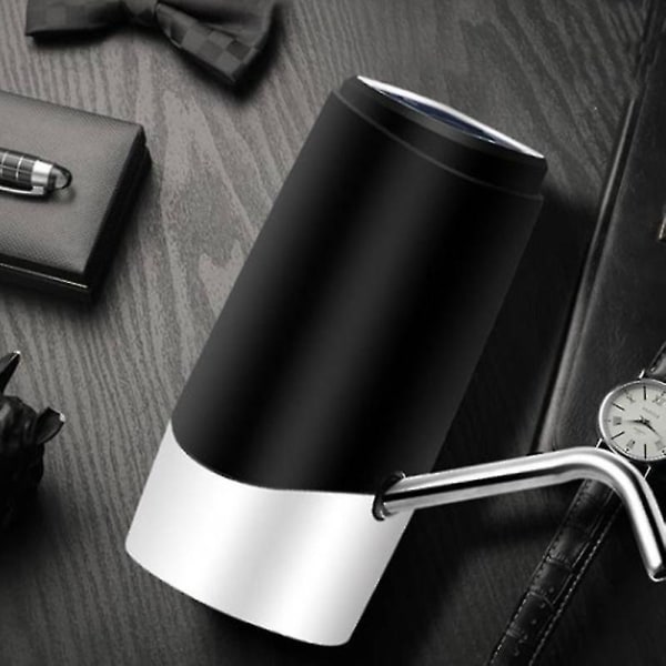 Automatisk Elektrisk Vattenpump USB Hushållsuttag Kranverktyg Svart