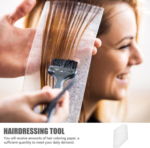 50 ark Hårfärgning Professionell Salong Highlight Isolering Patch DIY Hårfärg Papper
