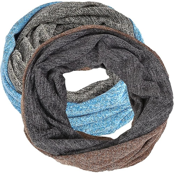 Hatt for menn og kvinner i bomull, avslappet beanie, myk og lett løpehatt, kort hatt for voksne, kjemisk hatt, avslappet hatt Blue*brown