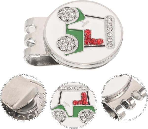 Golf Hat Clip Ball Marker Pynt til golftilbehør Letvægts bærbart design