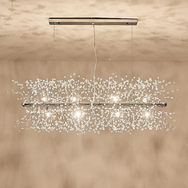 12-lyses Ø-lampe i guld med LED-lys