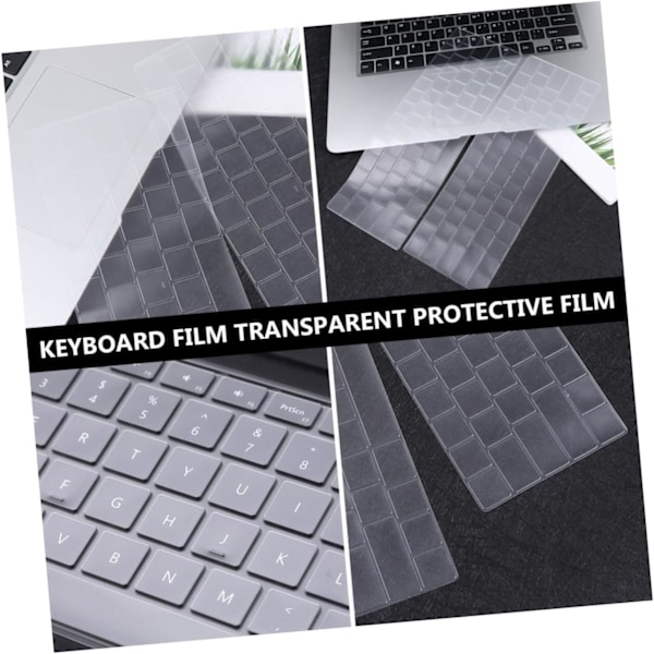 Silikon Tangentbordskydd 5-pack Vattentät Film för Laptop Tangentbord Anti-stänk Lätt att Rengöra