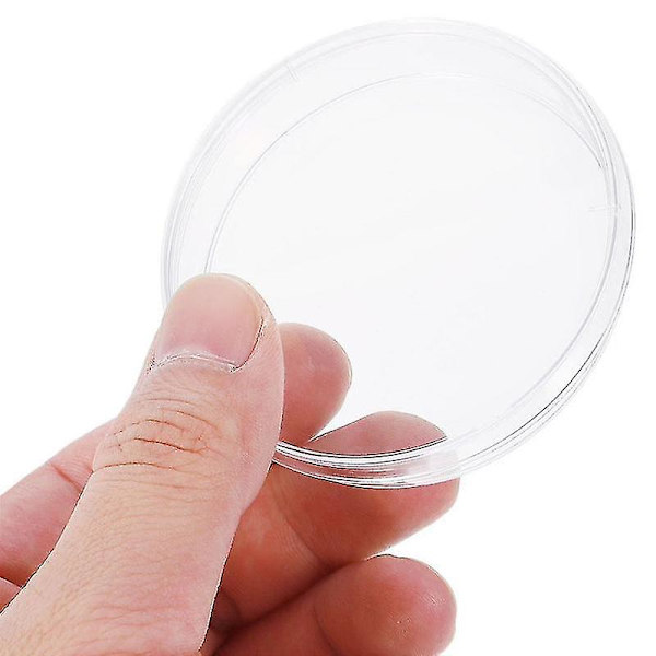 5 stk. Glas Petriskåle Cellekultur Høj Borosilikat