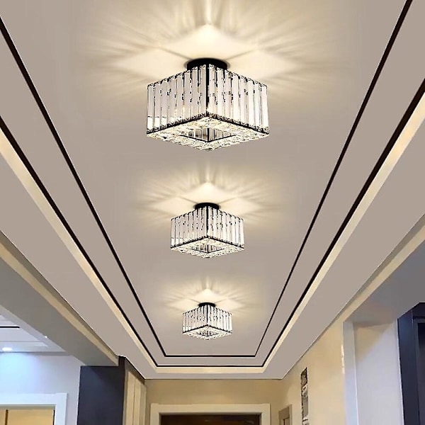 23cm Loftlampe LED Krystal Gang/Entré Lys