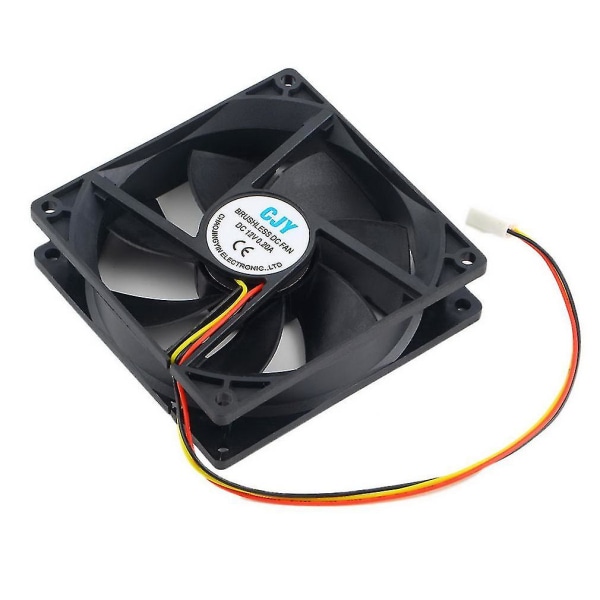 12V 3-napainen 9 cm CPU-jäähdytystuuletin DC 65 CFM