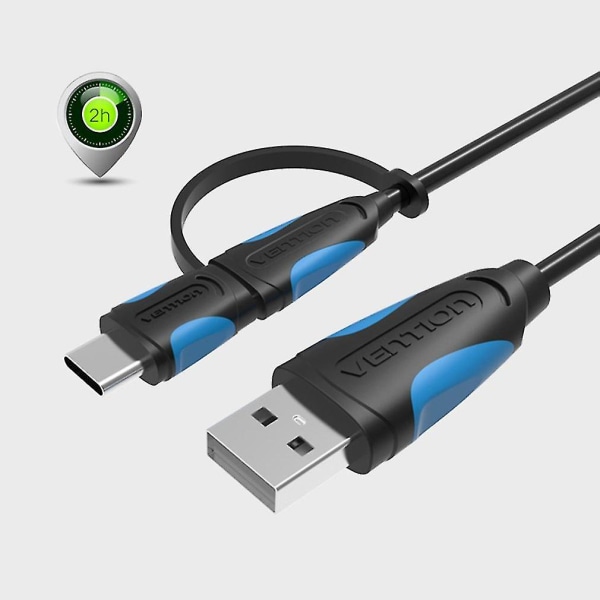 Vention A60 Micro USB till Type-C Datakabel