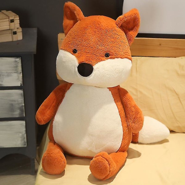 35-90cm Pehmeä Fluffy Fox Pehmolelu Söpö Eläin Kettu täytetty nukke Tyttöjen Lover Kawaii Sohva Koristetyynyt 90CM