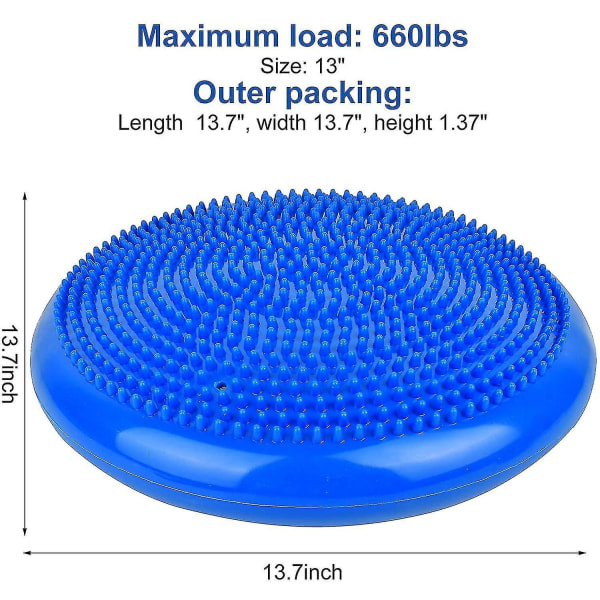 Stabilitet Wobble Cushion Balance Disk Sensorisk sæde