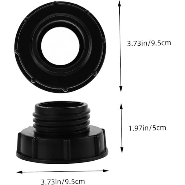 Tank Adapter Connector Tote Slange Adapter Kuglehane Have Slange Kompatibel Vandtank Ventil