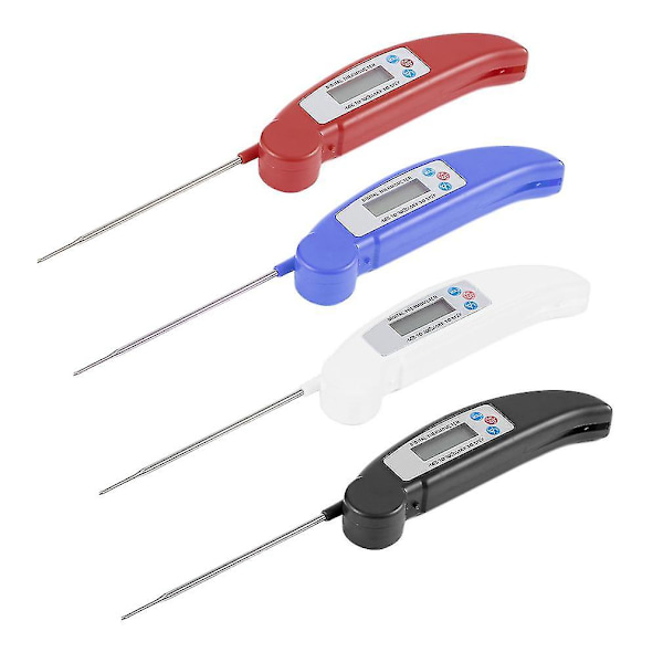 Ultra Snabbavläsande Vikbar Grilltermometer LCD Digital