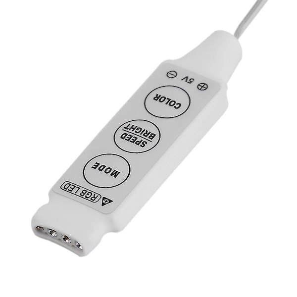 4,5V Batteridriven 200cm RGB LED-remsa Vattentät