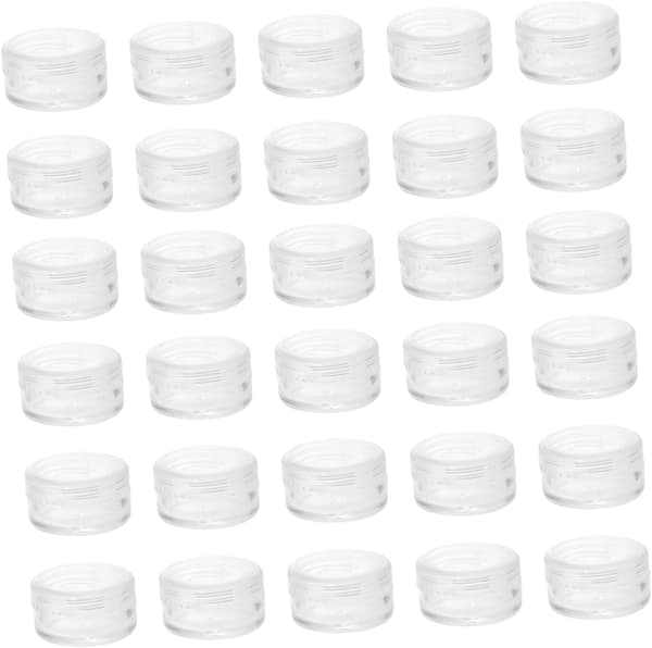 30 st plastflaskor provflaskor för reseboxar ansiktsboxar kosmetisk behållare läckagesäker burkdispenser