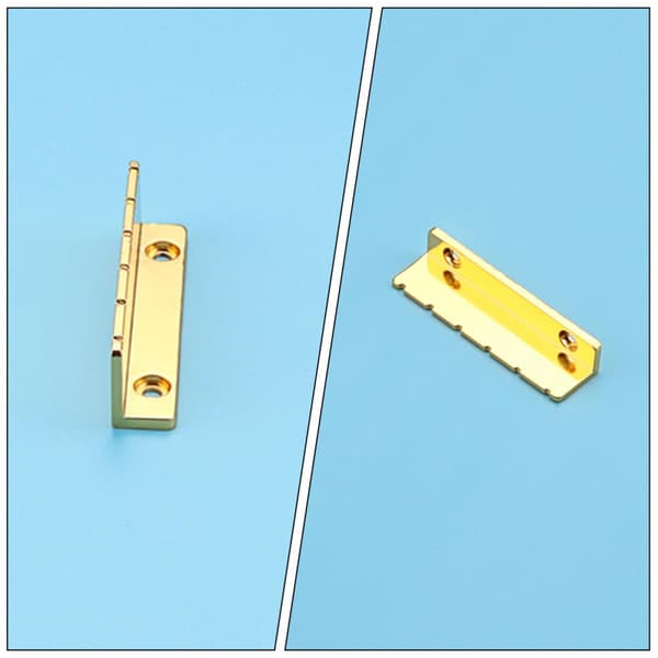 Erstatning for elektrisk gitarstrengmutter L-formet metallmutter for 6-strengs elektrisk gitar