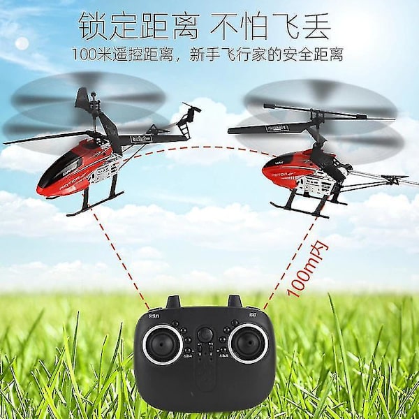 Ny 40cm 2.4g Stor Størrelse Rc Helikopter Fast Højde Holdbar Alloy Abs Fly Legetøj|rc Helikoptere