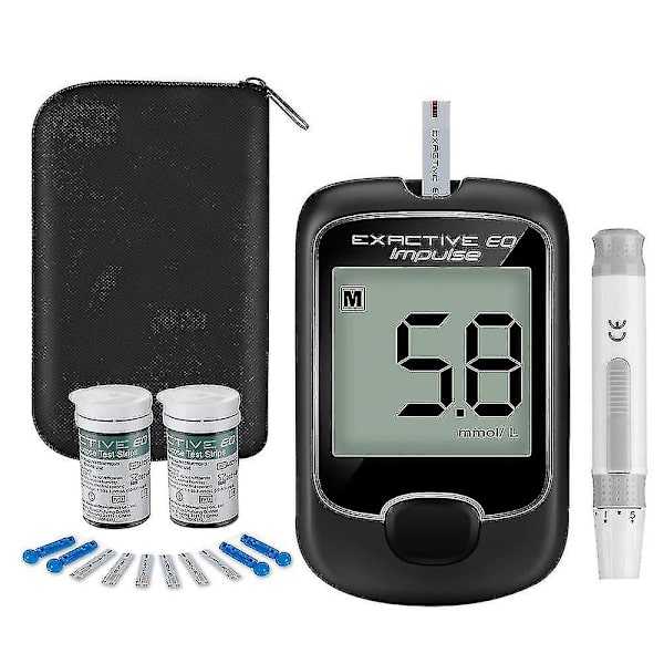 Blodsukkermåler, Diabetes Testkit Blodsukker Tester