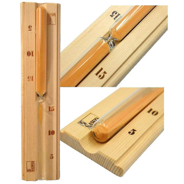 Træ-Tidsglas Timer til Sauna 2