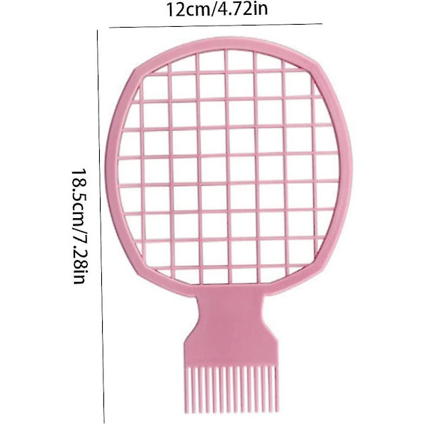 Twist Kam Curl Kam Twist Hår Spoler Børst Hår Styling Værktøj Til Mænd Pink 1stk