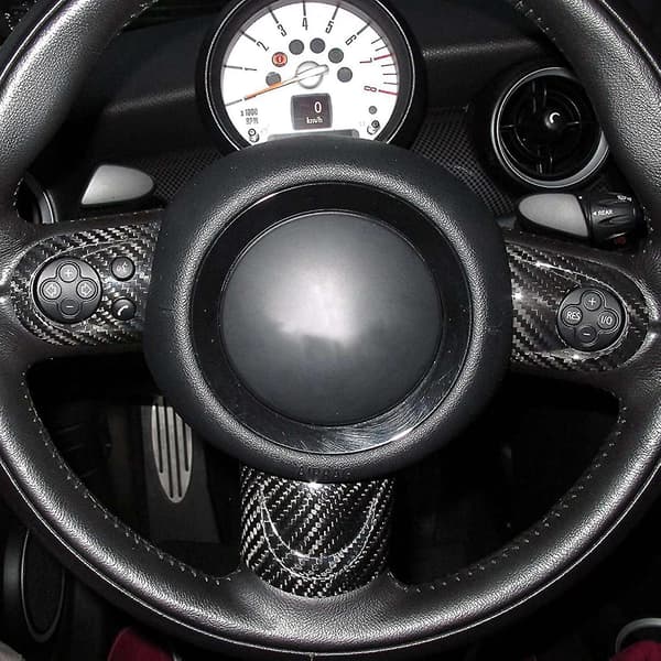 2x Kulfiber Ratstyre Dæk Trim Stick Rat Instrument Panel Dæk