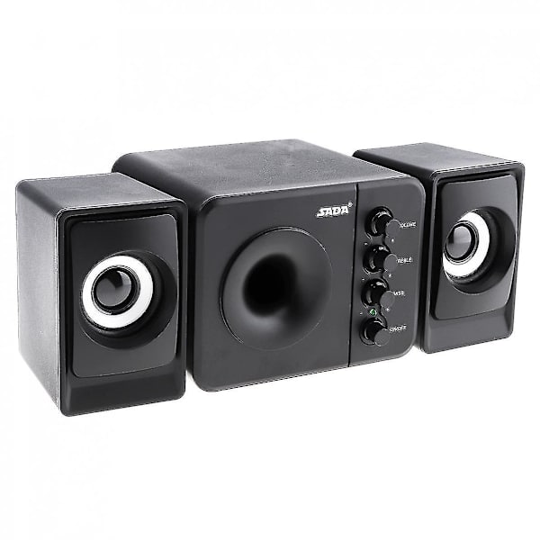 Sada D-205 USB2.0 Subwoofer Högtalare för Dator 3.5mm Kontakt