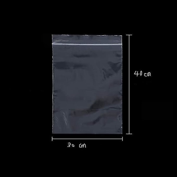 Återförslutningsbara genomskinliga plastpåsar 100 st 11,81''x15,75'' Förvaring