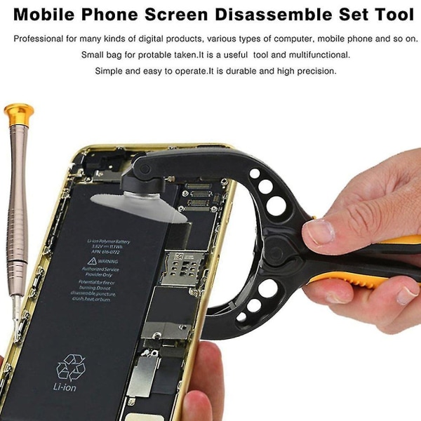 38in1 mobiltelefon skærm åbning reparationsværktøj sæt
