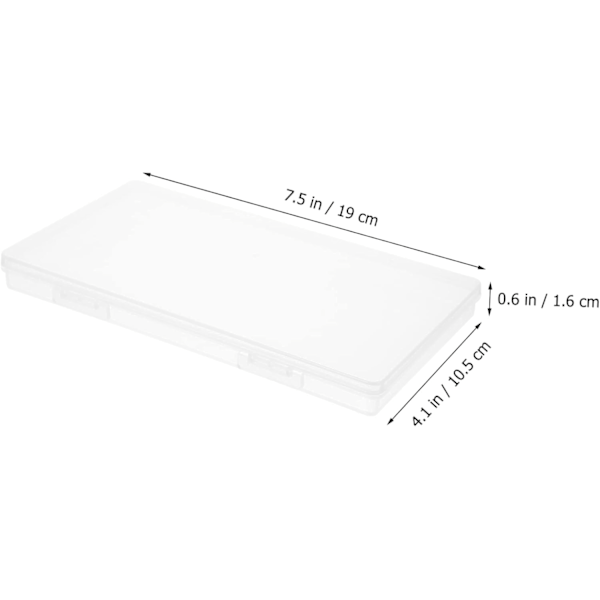 Förvaringslådor för smycken 2st Mini Organizers Pärlbox Nageldelar Fodral Pp Material
