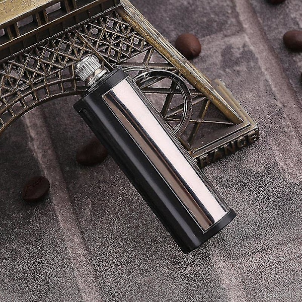 Bærbar Vandfast Permanent Lighter Nøglering i Metal