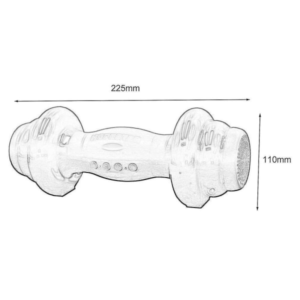 H15 Hantelformade Bluetooth-högtalare med USB-laddning