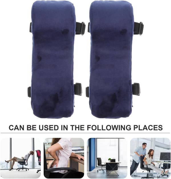 2st Slitstarka Armstödskuddar Bekväma Armstöd i Memory Foam
