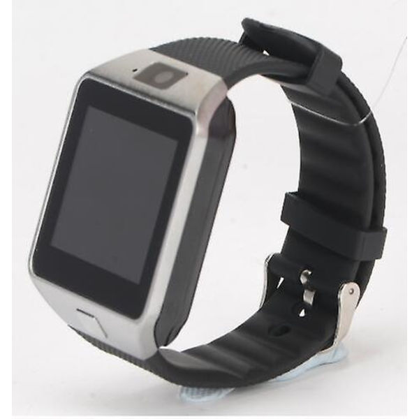 Smartwatch Bluetooth Pekskärm Smartmeddelandepåminnelse Sport Stegräknare Silver gray