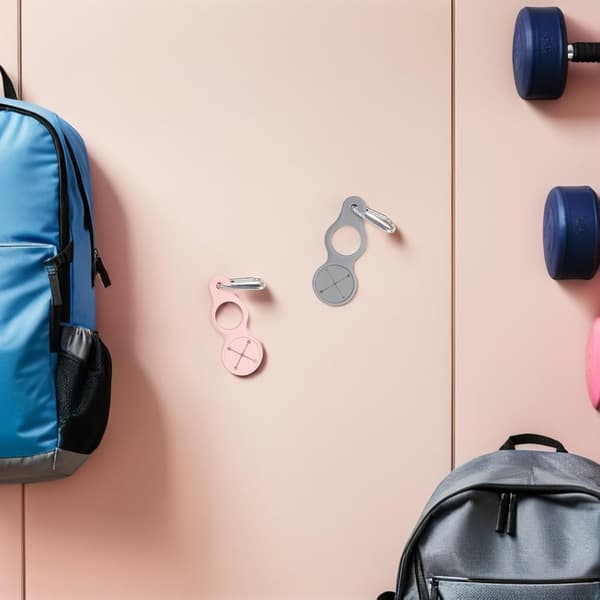 4 st silikonvattenflaskklämma karbinhake utomhus vandring camping halkfri flaska