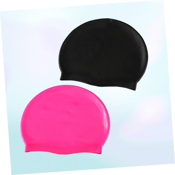 2st Vuxen Badmössa Silikon Badmössa och Snorkelutrustning Vuxna Unisex Design Elastisk Passform
