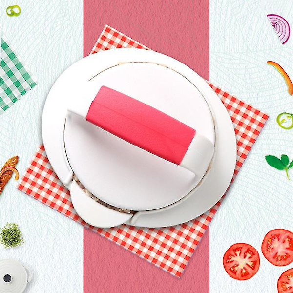 Plastik Burgerpresse Rundt Kød Oksekød Maker Form Burger DIY Form Køkkenredskab