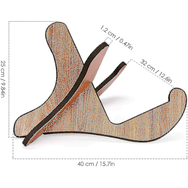 Gitarstativ i tre, tykk universal, eidoct tre X-ramme robust instrumentstativ med myke skinnkanter for akustiske klassiske bassgitarer