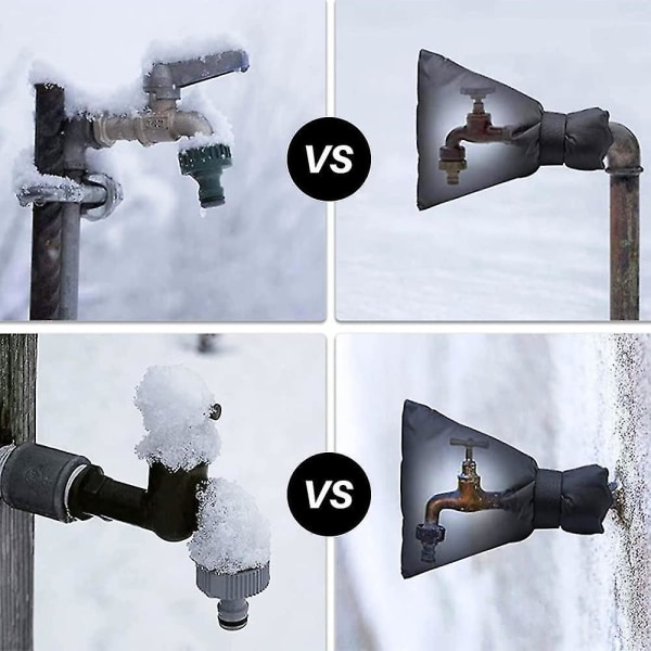 Tap Cosy Cover, Trädgårdskranöverdrag Utomhus Vinterkranöverdrag, Tjockt Utomhuskransskydd