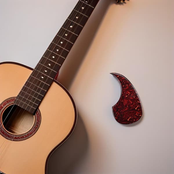 Ersättningsgitarrskydd Gitarrplektrumskydd med unik mönsterdesign PVC-material