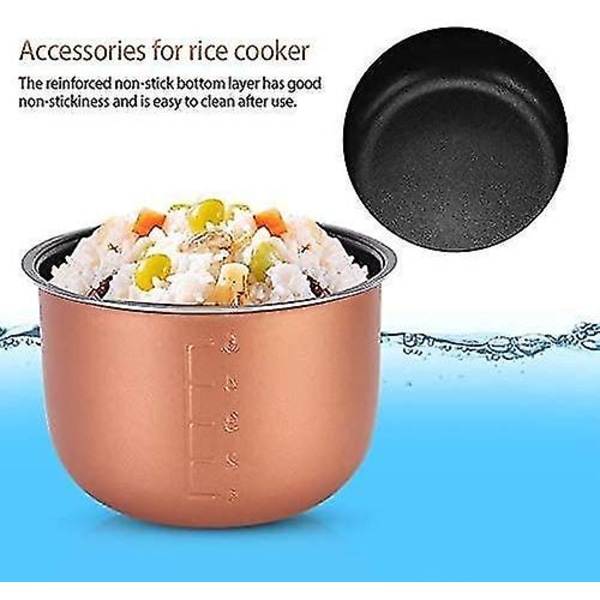 Rice Cooker Liner Rustfritt stål Non-stick Inner Pot