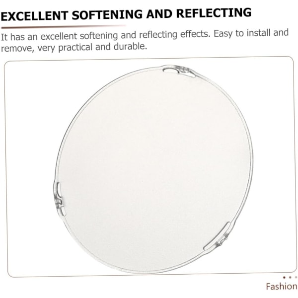 Fotodiffusorkåpa för Studiobelysning Material Reflekterande och Mjukgörande Effekt Lätt att Installera och Ta Bort