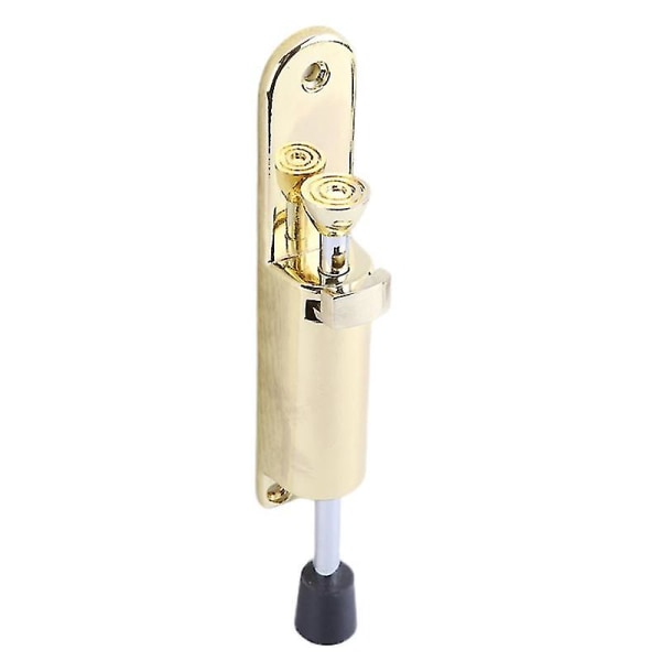 Hjemmefodbetjent Kickdown Dørstopper En-tryks Flip Dørholder Lydløs Buffer Brushed Gold