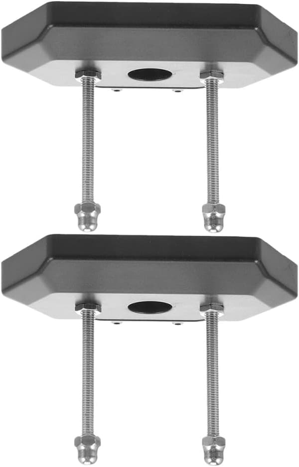 2st Skateboard Väggfäste Svart ABS Justerbar Hållare för Deck Display och Förvaring Platsbesparande Design Stöder