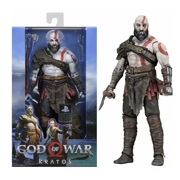 Ny rörlig dockfigur God Of War 4 Kratos figur Anime leksak Mycket samlarpresent