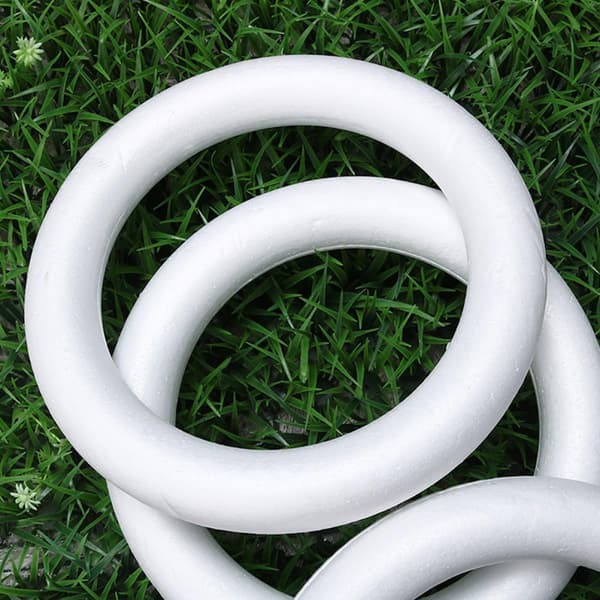 Solid Skumkrans Hantverk Cirkel DIY Tillbehör för Barn 30x4.5cm Rund Ring Konst Målningsmaterial Handarbetsmaterial