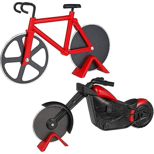 Cykel- og Motorcykel Pizzaskærer Rustfrit Stål Non-Stick