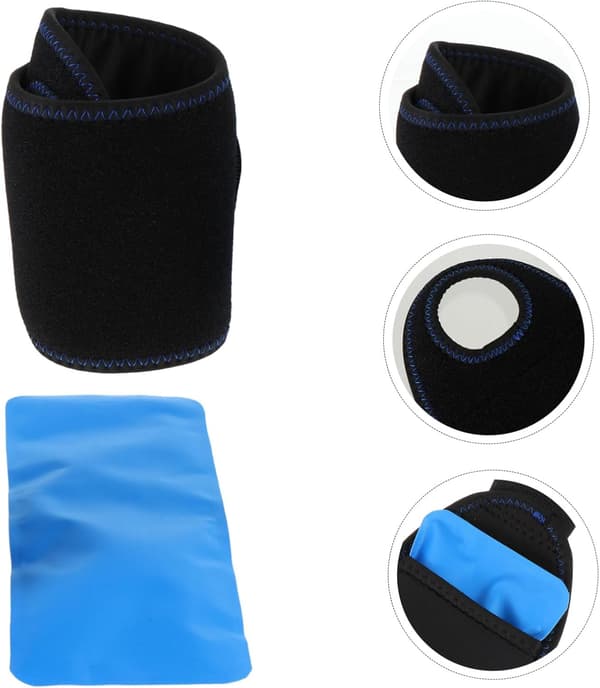 2st Gel Ice Bag Handledsvärmare för Kylterapi Varm Kompress