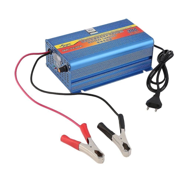 12V 30A Bilbatterilader Motorsykkel Bly-Syrelader EU