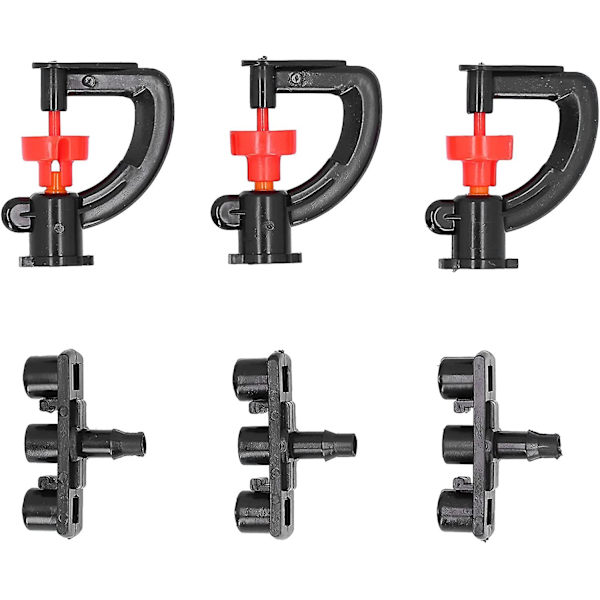 Dimsprinkler, 20-pack Dimsprinkler Bevattning Munstycke Sprinklerhuvud G-typ Sprinklermunstycke 180