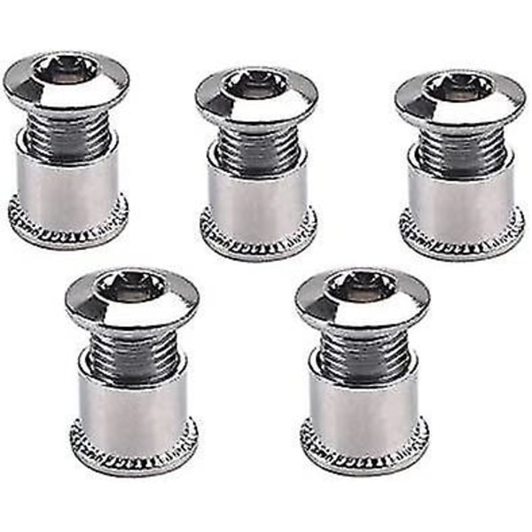 5 Pcs Single Chainring Bolts Chainwheel Bolts Mtb Cnc Bicycle Crankset Chain Ring Bolts